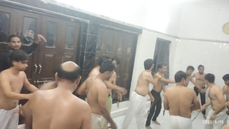 दारियाबाद में क़दीमी जंजीरो का मातम