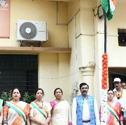 स्वतंत्रता के 75वें वर्ष आर्य कन्या डिग्री कॉलेज में स्वतंत्रता दिवस धूम-धाम से मनाया गया