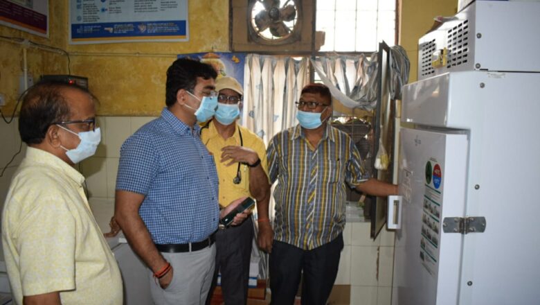 जिलाधिकारी ने सामुदायिक स्वास्थ्य केन्द्र जसरा का किया निरीक्षण