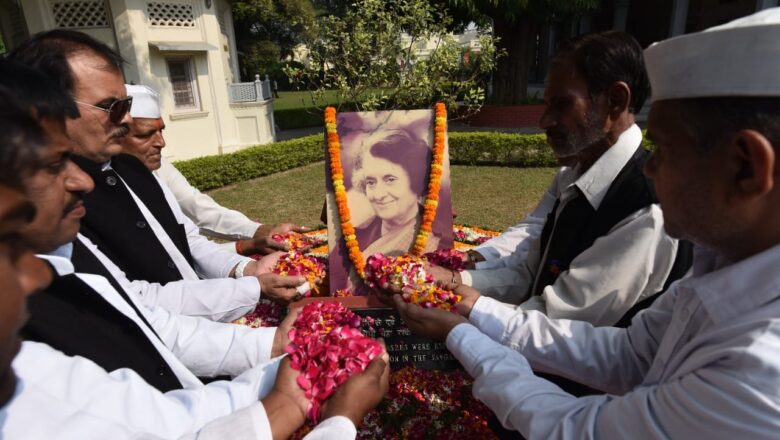 कांग्रेसियों ने मनाया इंदिरा गांधी का शहादत दिवस