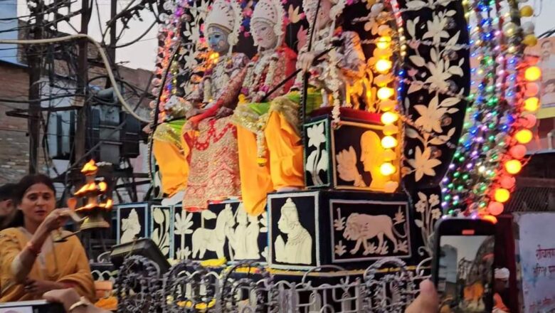 राम से हुआ राम का मिलन, आल्हादित हुए भक्त,लगाया प्रभु श्री राम का जयकारा