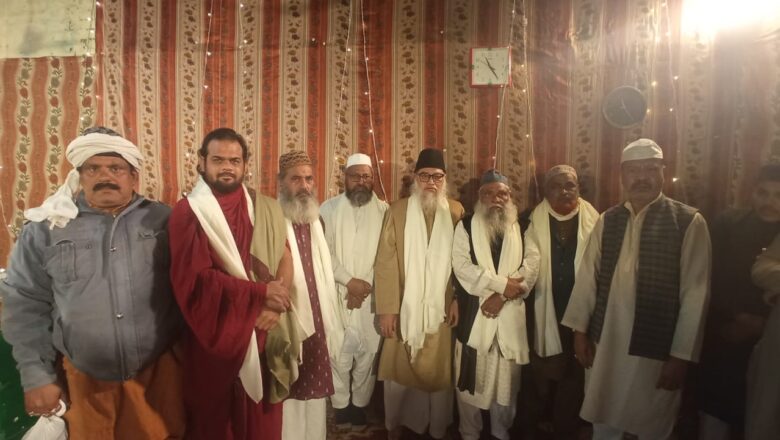 हजरत ख्वाजा जियाउद्दीन चिश्ती (र.अ.) का सालाना उर्स अकीदत व आपसी भाईचारे के साथ हुआ सम्पन्न