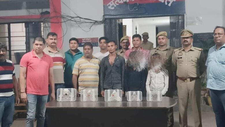 शंकरगढ़ में पंचमुखी हनुमानजी का मुकुट चोरी करने वाले चोरो को पुलिस ने भेजा जेल