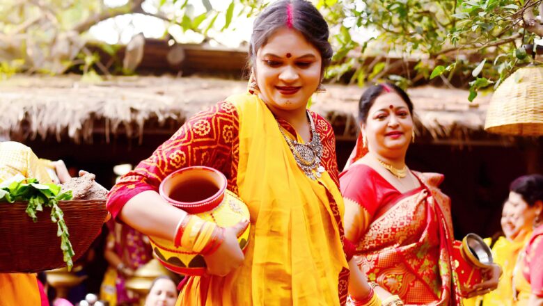 राजपूतानियों ने गांव की गोरी थीम पर अपनी संस्कृति का जलवा दिखाया