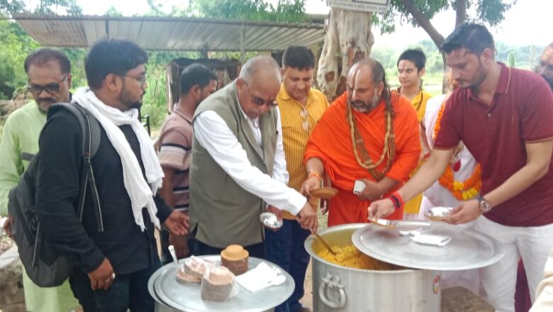 श्री अन्नप्रसादम के संचालन से क्षेत्रीय लोगों को मिल रहा लाभ