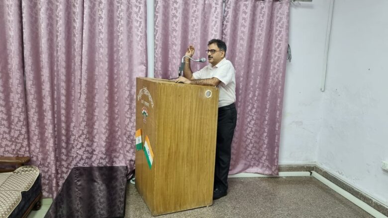 केंद्रीय चिकित्सालय में चिकित्सा सेवा में आध्यात्मिक विचारों की भूमिका पर सेमिनार का आयोजन