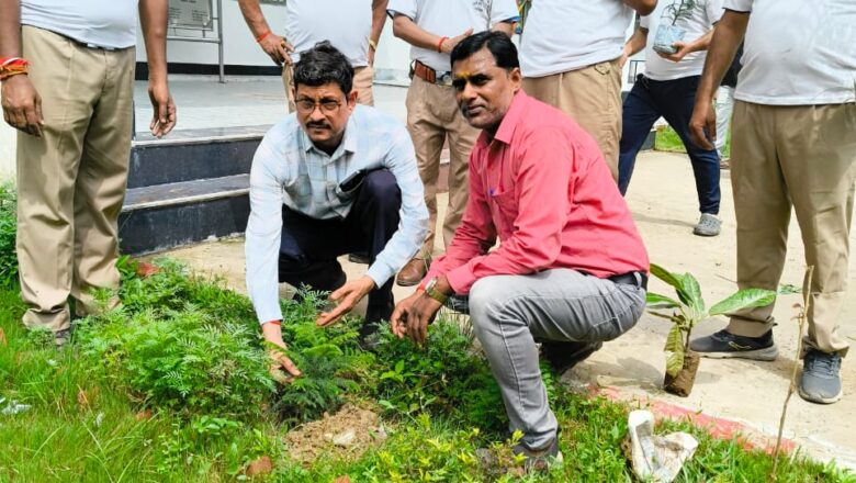 सेंट जॉन एंबुलेंस ब्रिगेड प्रयागराज ने सूबेदारगंज में किया पौधारोपण