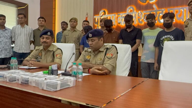 विदेशी नेटवर्क से जुड़ा डिजिटल ठग गैंग गिरफ्तार,मर्सिडीज़-बेन और रेंज रोवर जैसी गाड़ी से चलते थे