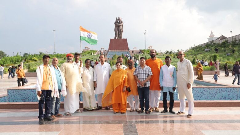 श्रीराम जन्मभूमि तीर्थ क्षेत्र के न्यायासियों ने श्रृंग्वेरपुर में “निषादराज वाटिका” का किया अवलोकन