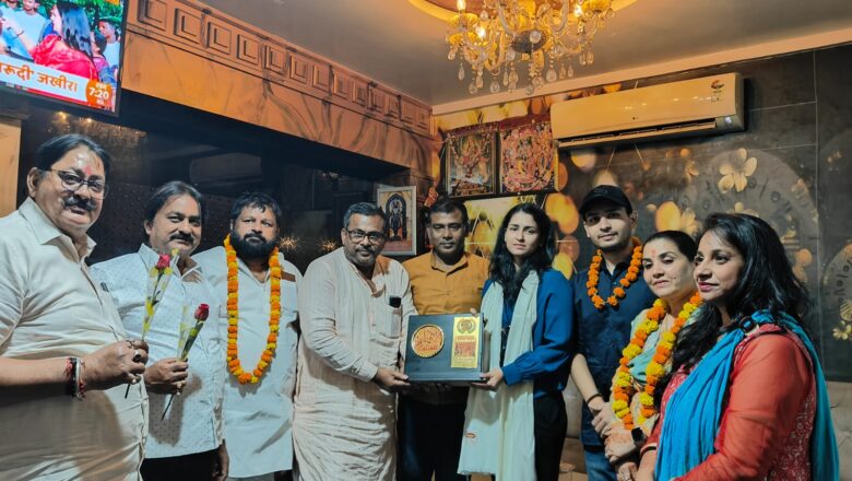 अंतरराष्ट्रीय टेनिस खिलाड़ी नैना जायसवाल का किया गया स्वागत