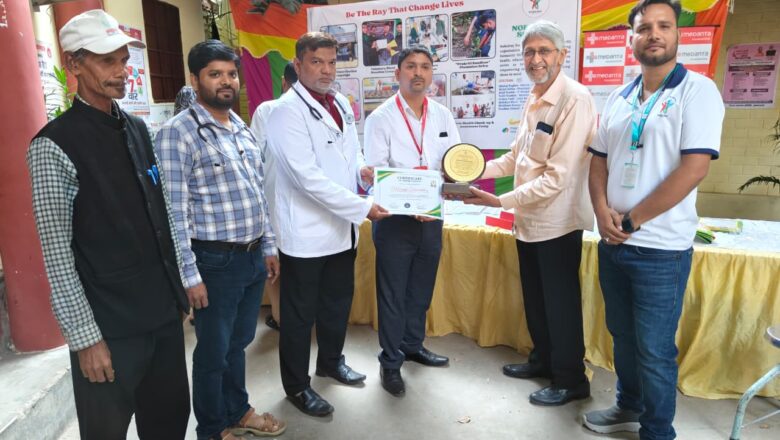 नोबेलरे सोसाइटी एवं मेदांता फाउंडेशन द्वारा निःशुल्क स्वास्थ्य शिविर का हुआ आयोजन-मरीजों ने उठाया लाभ