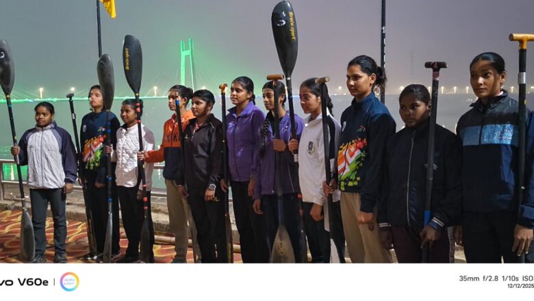 अस्मिता लीग खेलो इंडिया कयाकिंग कैनोइंग प्रतियोगिता 2025 का आयोजन शनिवार 13 दिसंबर को