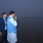माघ मेला क्षेत्र का उप मुख्यमंत्री ने किया निरीक्षण, संगमतट पर की पूजा-अर्चना