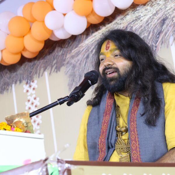 तीर्थराज प्रयागराज माघ मेला में श्रीमद्भागवत कथा का चतुर्थ दिवस सनकादिक–नारद संवाद से ज्ञान-वैराग से कथा का आरम्भ हुआ