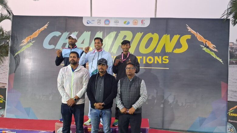 5000 मी0 सी-1 में सुधांशु भारतीय को ब्रोंज मेडल