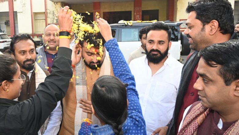 योगेंद्र सिंह ठाकुर के नेतृत्व में ऐतिहासिक बना जबलपुर में भाजयुमो प्रदेश अध्यक्ष का स्वागत, युवाओं में भरा नया उत्साह