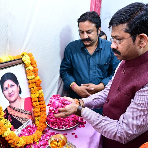 भाजपा नेत्री स्व0कुमकुम जी को श्रद्धांजलि का सिलसिला लगातार जारी