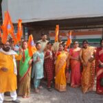 विश्व हिन्दू महासंघ के 46 वे स्थापना दिवस के अवसर पर निकाली गई शोभायात्रा 