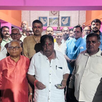 धूमनगंज स्थित चित्रगुप्त मंदिर में धूमधाम से मनाया गया भगवान चित्रगुप्त का प्राकट्योत्सव