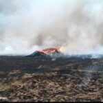 शॉर्ट सर्किट से भीषण आग, 150 बीघा भूसा राख — किसानों के सामने खड़ा हुआ बड़ा संकट
