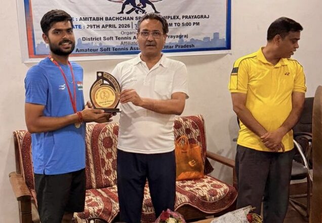 एशियाई चैंपियनशिप में उपलब्धियों के लिए सॉफ्ट टेनिस खिलाड़ियों को सम्मानित किया गया