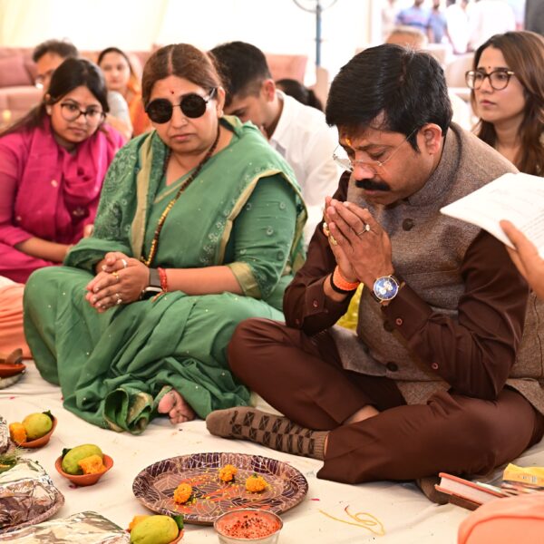 मंत्री नन्दी और पूर्व महापौर ने किया होटल ताज का भूमि पूजन