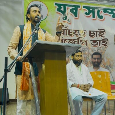 मालदा में 45 दिन डटे रहे जबलपुर के चंद्रशेखर पटेल, भाजपा को 80 हजार से बढ़त का दावा