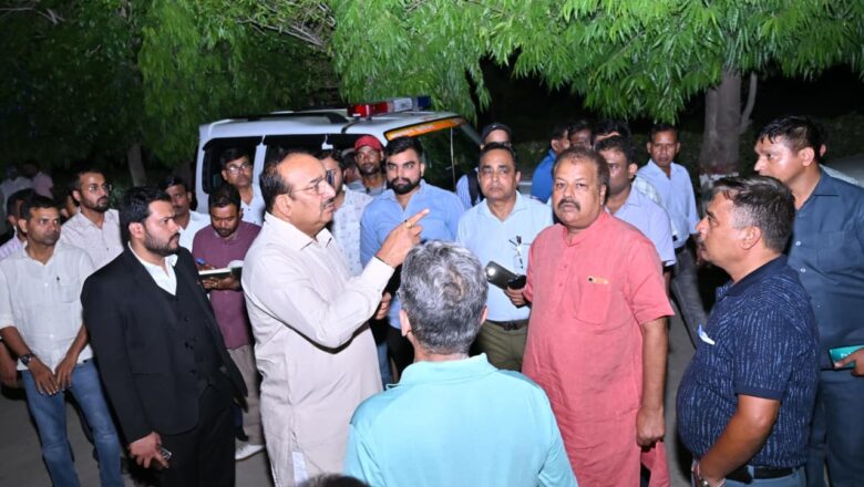 उद्यान मंत्री दिनेश प्रताप सिंह ने राजकीय उद्यान अलीगंज का किया निरीक्षण