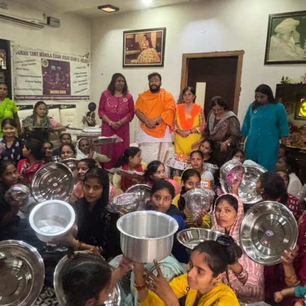 पूनम संत महिला एवं विकास समिति के द्वारा भव्य महिला चौपाल का हुआ आयोजन