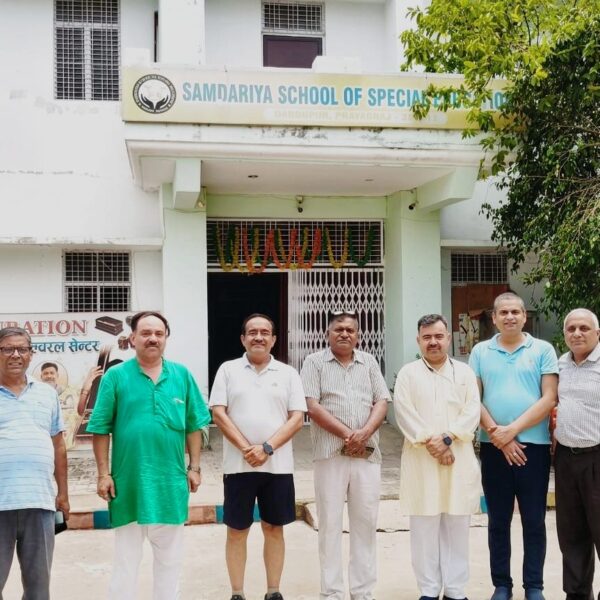 समदरिया स्कूल पहुंचे सक्षम के राष्ट्रीय संगठन मंत्री, संस्कार एवं आधुनिक शिक्षा पर दिया बल