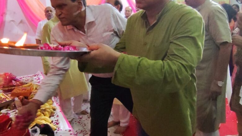 अग्रसेन भवन का हुआ लोकार्पण,सुन्दर कांड का पाठ कर की गई भवन की शुद्धि