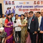 रोटरी अरिहंत द्वारा 10 जरूरतमंद छात्राओं को निःशुल्क साइकिलें वितरित*