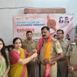 *रोटरीअरिहंत ने पुलिस कर्मियों के साथ मनाया रक्षाबंधन पर्व* सुरक्षा बंधन,कलाई पर बंधी देश भक्ति कि डोर का आयोजन