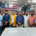 शहर पश्चिमी के व्यापारियों ने हर्षोल्लास के साथ मनाया धर्मेंद्र द्विवेदी का जन्मोत्सव