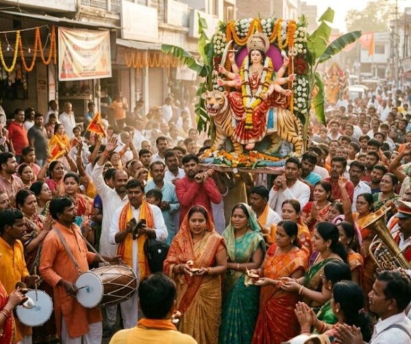 तीसरा दिन माँ चंद्रघंटा की आराधना से गूँजे देवालय, उमड़े श्रद्धालु