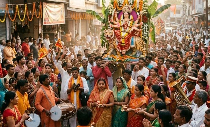 तीसरा दिन माँ चंद्रघंटा की आराधना से गूँजे देवालय, उमड़े श्रद्धालु
