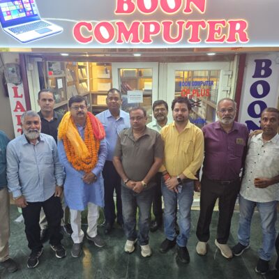 आशीष गुप्ता को BJP प्रदेश प्रवक्ता बनने पर ‘इलाहाबाद कंप्यूटर डीलर्स वेलफेयर एसोसिएशन’ ने किया सम्मानित