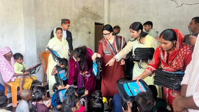 नवरात्रि पर सेवा का संकल्प, जगाई शिक्षा की अलख