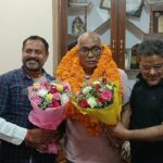 राधाकांत ओझा को राज्यसभा सांसद मनोनीत होने पर क्रीड़ा भारती, प्रयागराज ने किया अभिनंदन